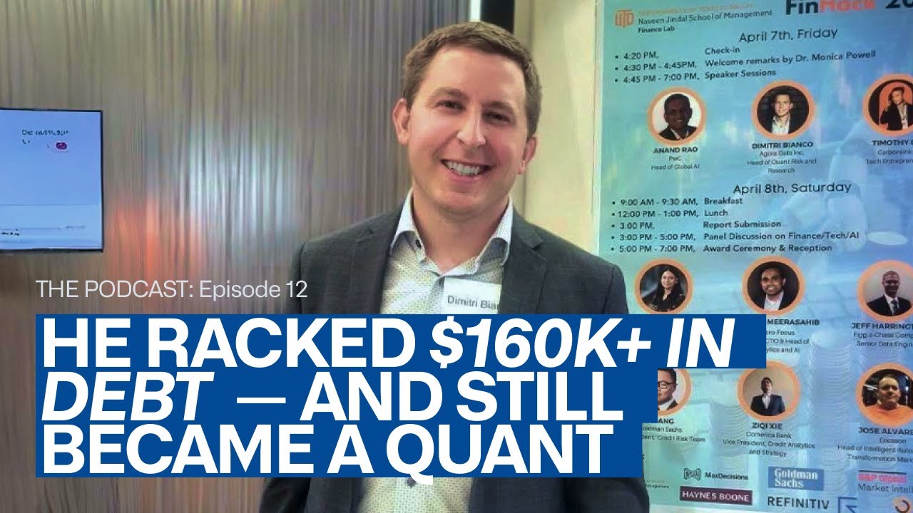 Quant Researcher and YouTuber Dimitri Bianco: Your Finance Degree is Worthless