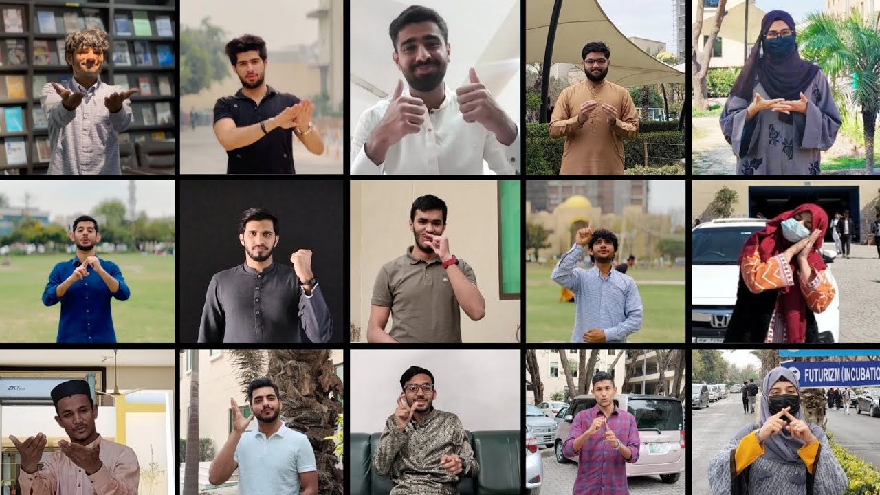 Ramadan Mubarak from various deaf people #deaf #ramadan #mubarak