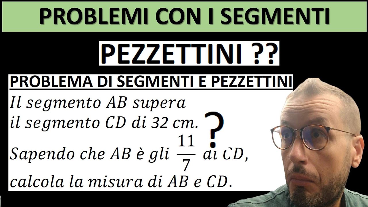 Problemi con segmenti e pezzettini.