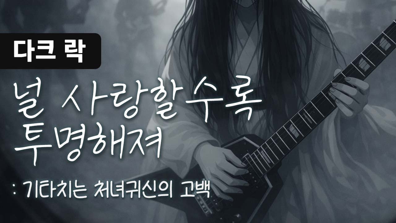 🌫️ 처녀귀신이 걸린 저주 – 널 사랑할수록 투명해져 (The More I Love You, I Fade) [노래/가사/자막]