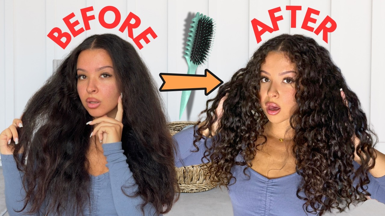 Do You ACTUALLY Have CURLY Hair?- BounceCurl Define BRUSH