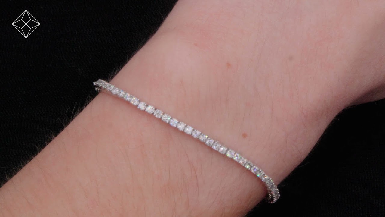 1.5ct Lab Diamond Tennis Bracelet Claw Set in 925 Silver - NDI4233U