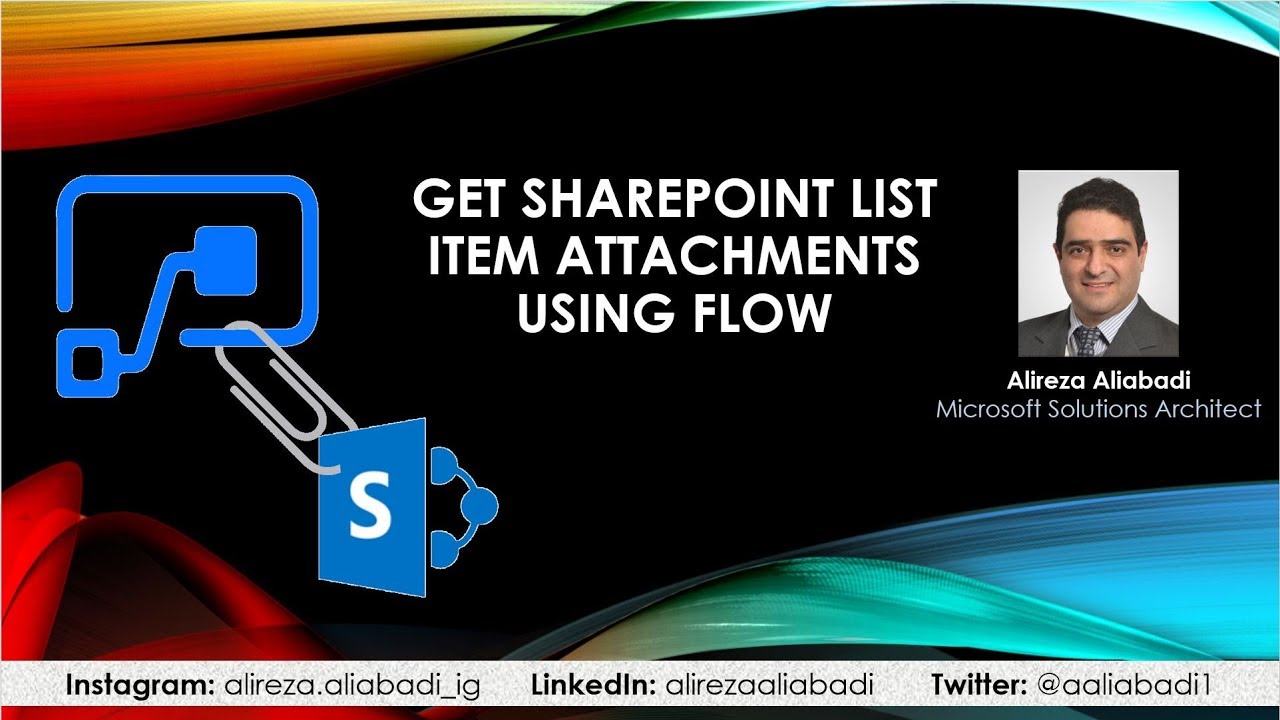 Как читать вложения к элементам SharePoint из Power Automate