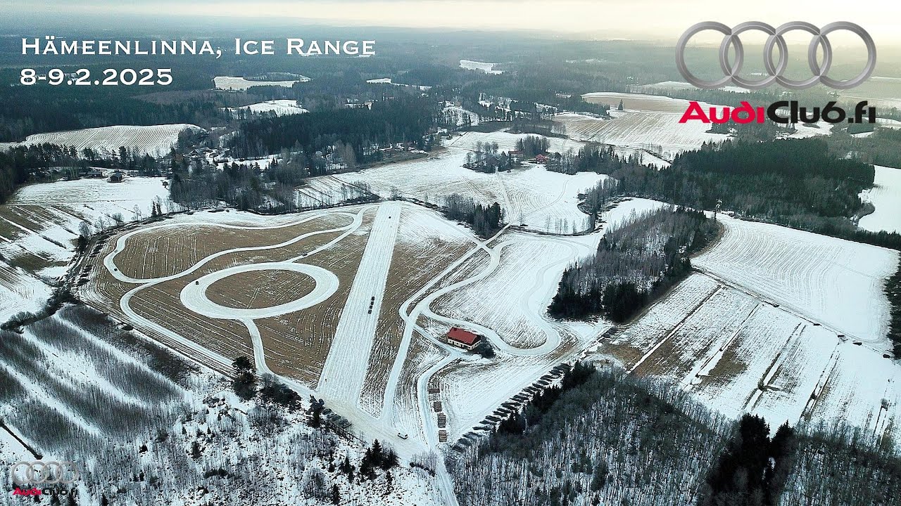 Audiclub Finland ice track event H&auml;meenlinna 8-9.2.2025