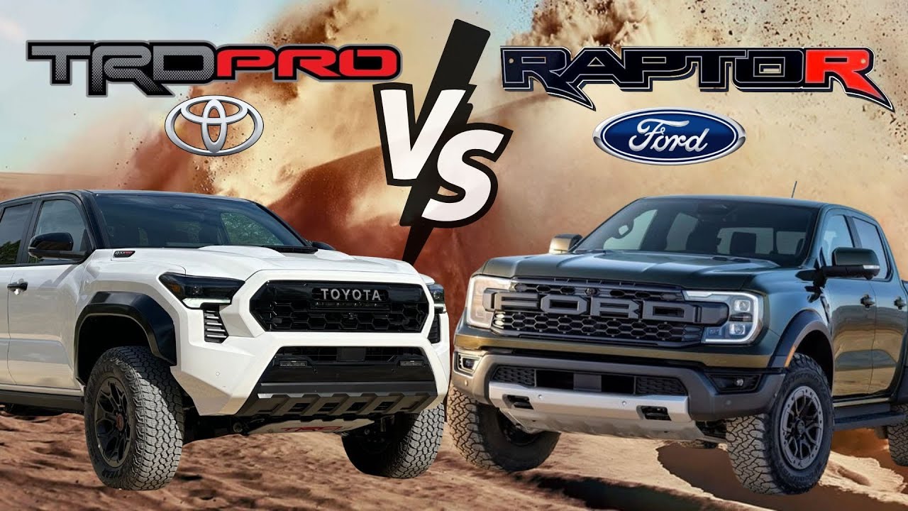 Ranger Raptor VS Tacoma TRD PRO (2025): &iquest;la pick-up definitiva? [An&aacute;lisis completo]