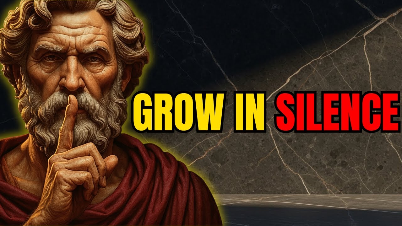 GROW IN SILENCE: TRAIN, LEARN, AND DISAPPEAR | STOICISM