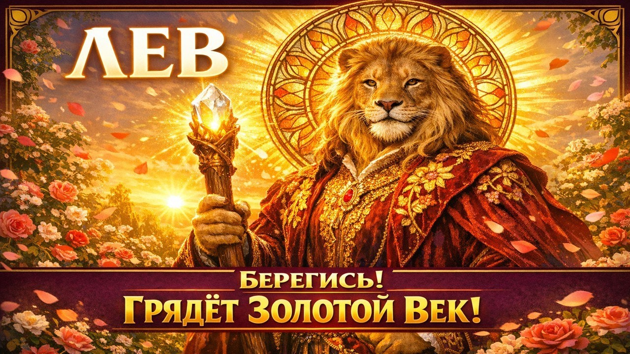 ЛЕВ, ВЕСНА 2026 - ЭПОХА ВОЗРОЖДЕНИЯ! Вы расцветете как никогда! Корона засияет по новому!