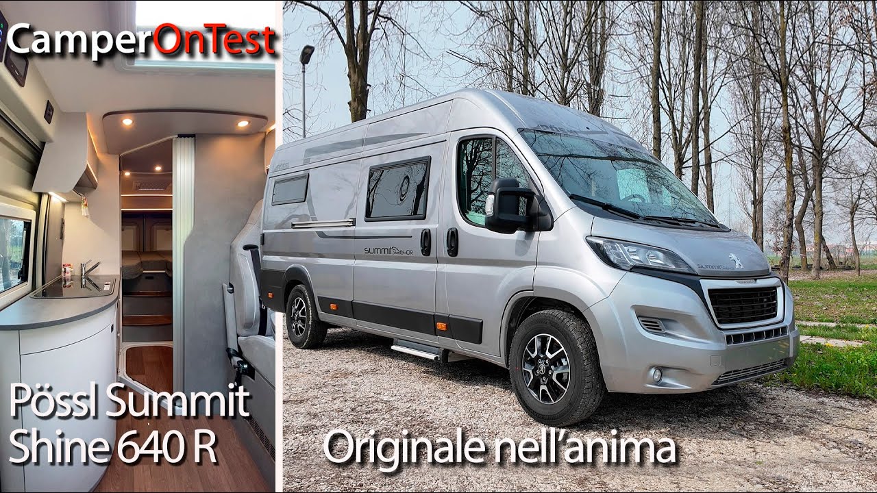 Pössl Summit Shine 640 R: la rivoluzione originale degli spazi a bordo di un van