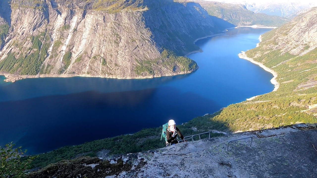 Via ferrata Trolltunga & via ferrata Tyssedal