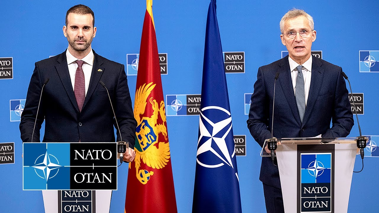 NATO Secretary General with the Prime Minister of Montenegro 🇲🇪 Milojko Spajić, 26 JAN 2024