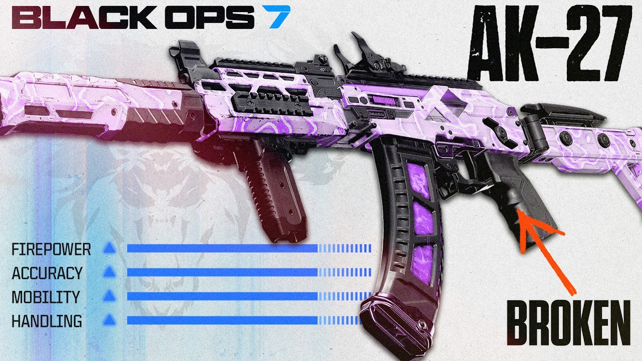 EASILY THE MOST BROKEN AR ON BO7 😅 - AK-27 BUILD