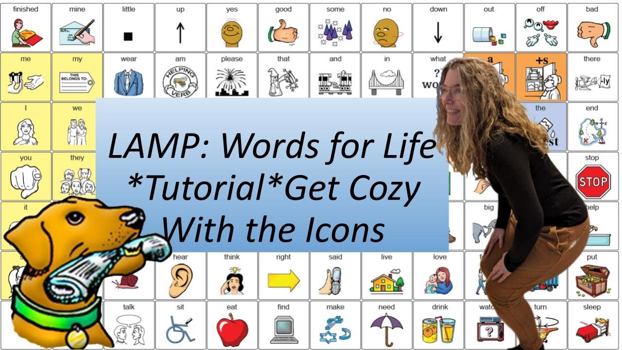LAMP Words for Life Tutorial   Get Cozy with the ICONS