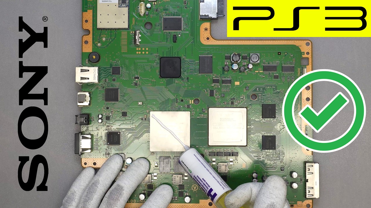 PS3 Slim ( CECH-2004B ) teljes karbantartás – lemezolvasási hiba javítva