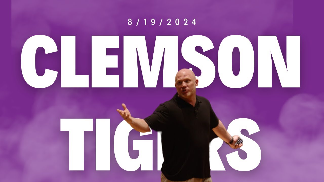 Scott Cochran Speaks to Clemon Tigers Football Team 2024