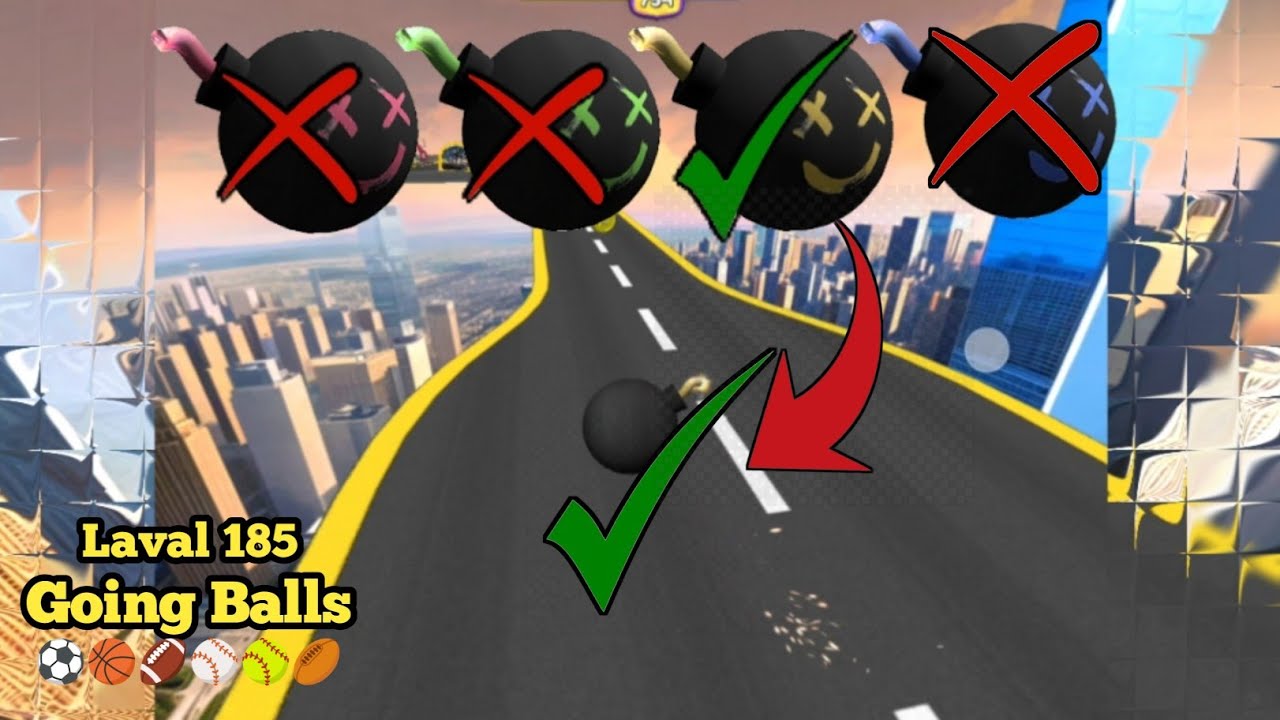 🏈Going Balls ; Super Speed Run Hard Walkthrough | Level 185 || los game || Arbaz Guru Gaming |