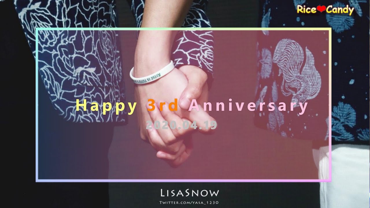 Singto Krist 20200419 Happy 3rd Peraya day Anniversary