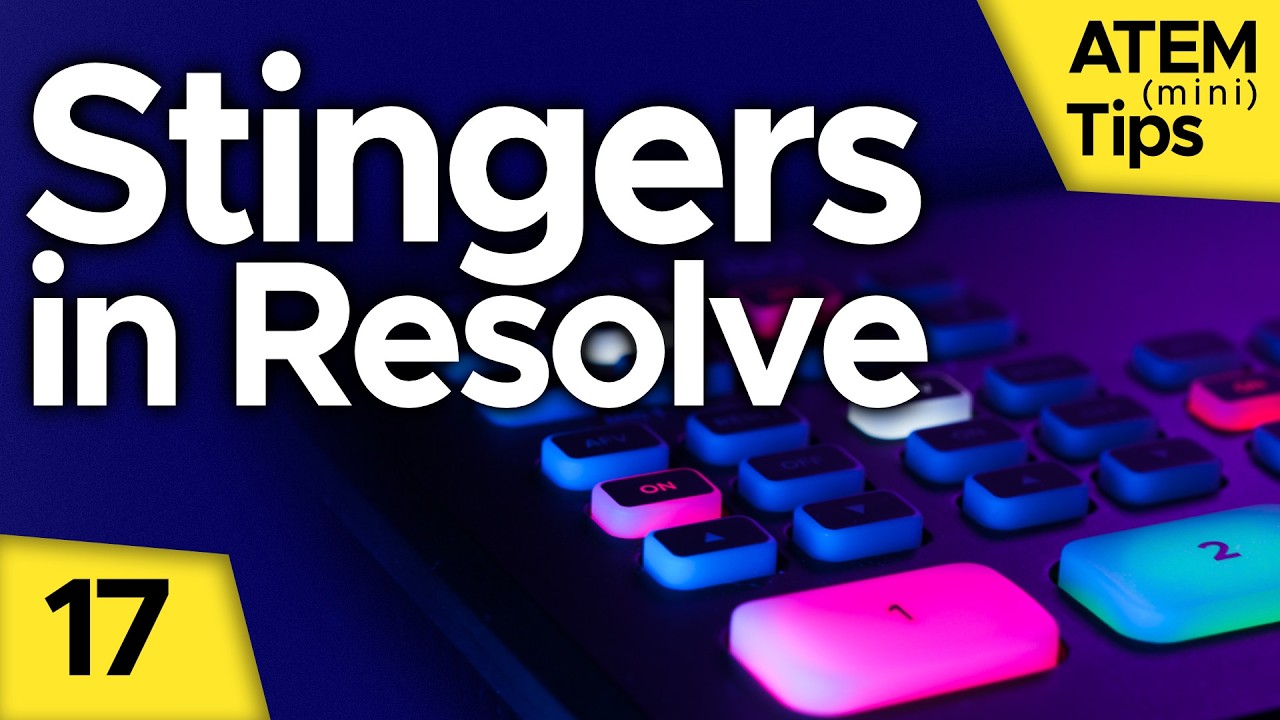 Как сделать Stingers в Resolve для коммутаторов ATEM