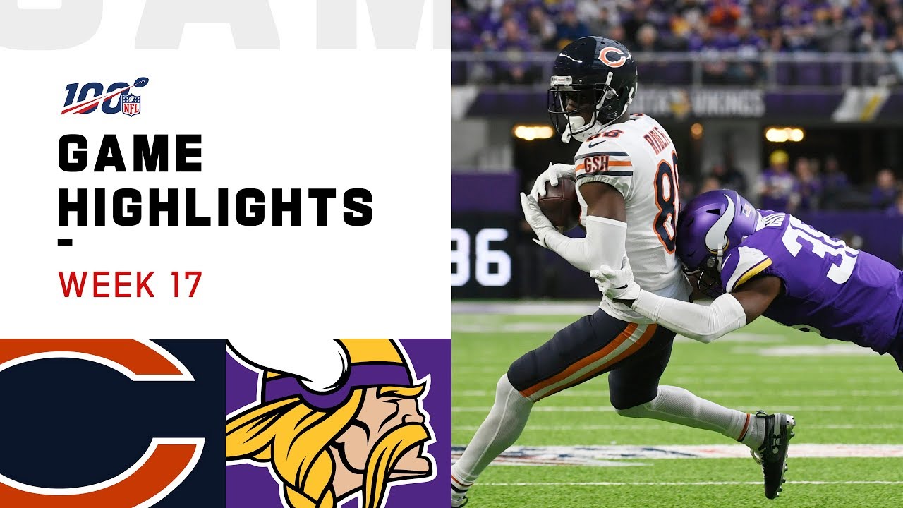Bears vs. Vikings Week 17 Highlights | NFL 2019