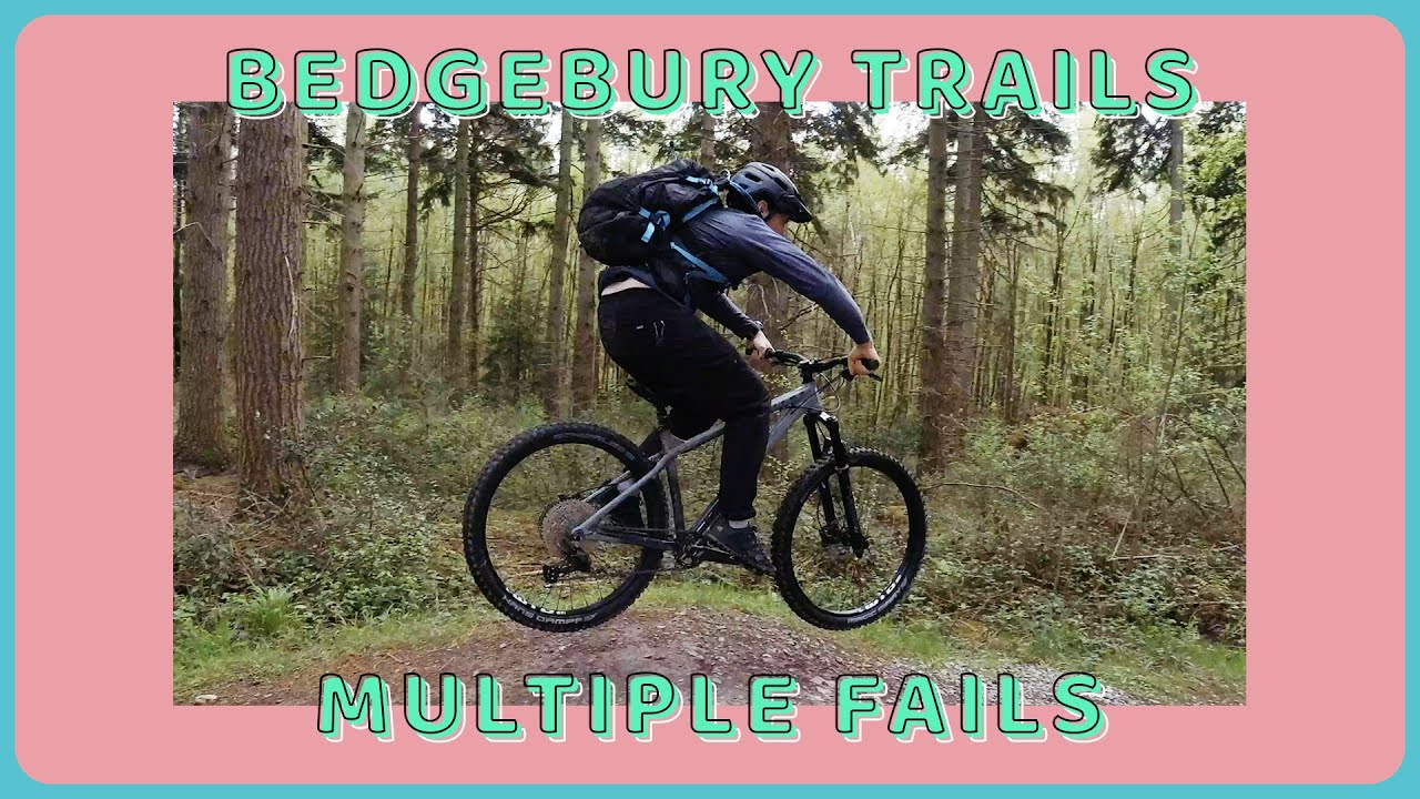 BEDGEBURY MOUNTAIN BIKE TRAILS, I CRASHED MY VITUS SENTIER VR