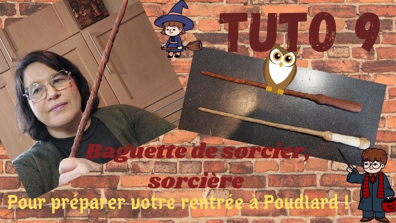 TUTO 9 : DIY  baguette de sorcier.