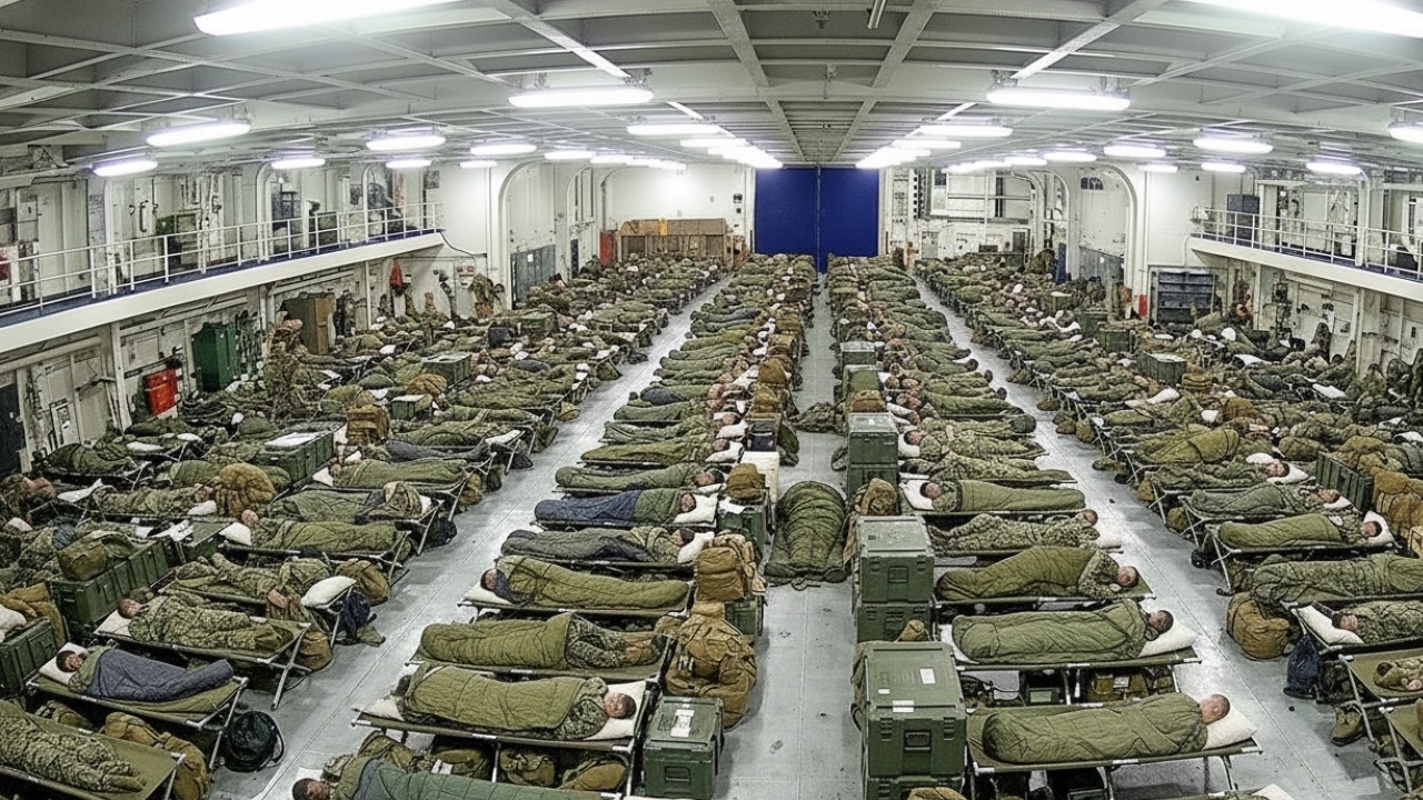Como 5.000 Pessoas Sobrevivem Meses no Mar Dentro de um Porta-Avi&otilde;es.