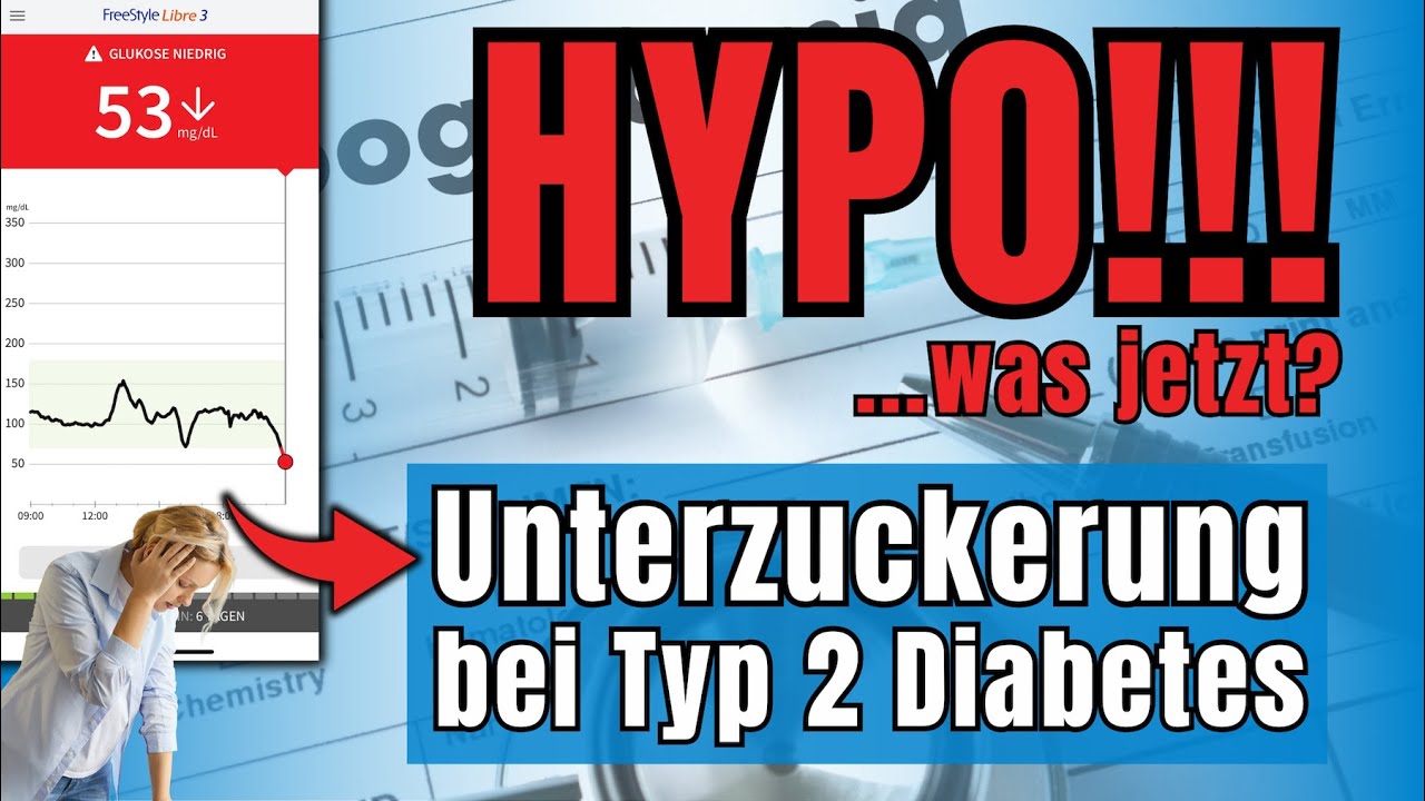 Hypoglykämie - alles was du wissen musst. Unterzuckerung bei Typ 2 Diabetes