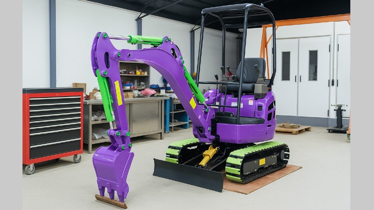 Restoration And Refurbishment Process Of Kubota 1.5 Ton Mini Excavator in 100 Days