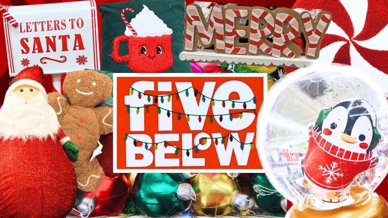 FIVE BELOW BEST DEALS FOR CHRISTMAS 2023!