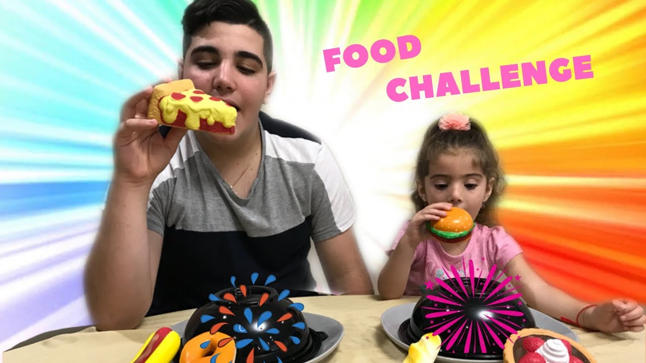 ЧЕЛЛЕНДЖ SQUISHY FOOD Против настоящая еда/REAL FOOD