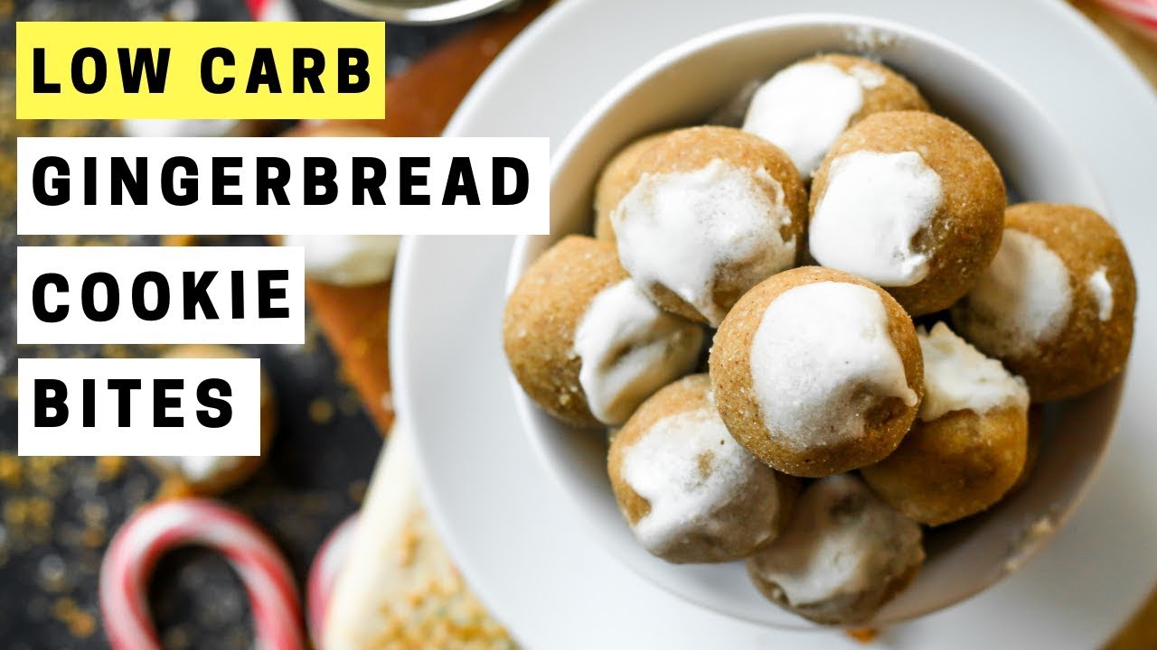KETO Gingerbread Cookie Bites | How To Make Low Carb Gingerbread Cookie Bites