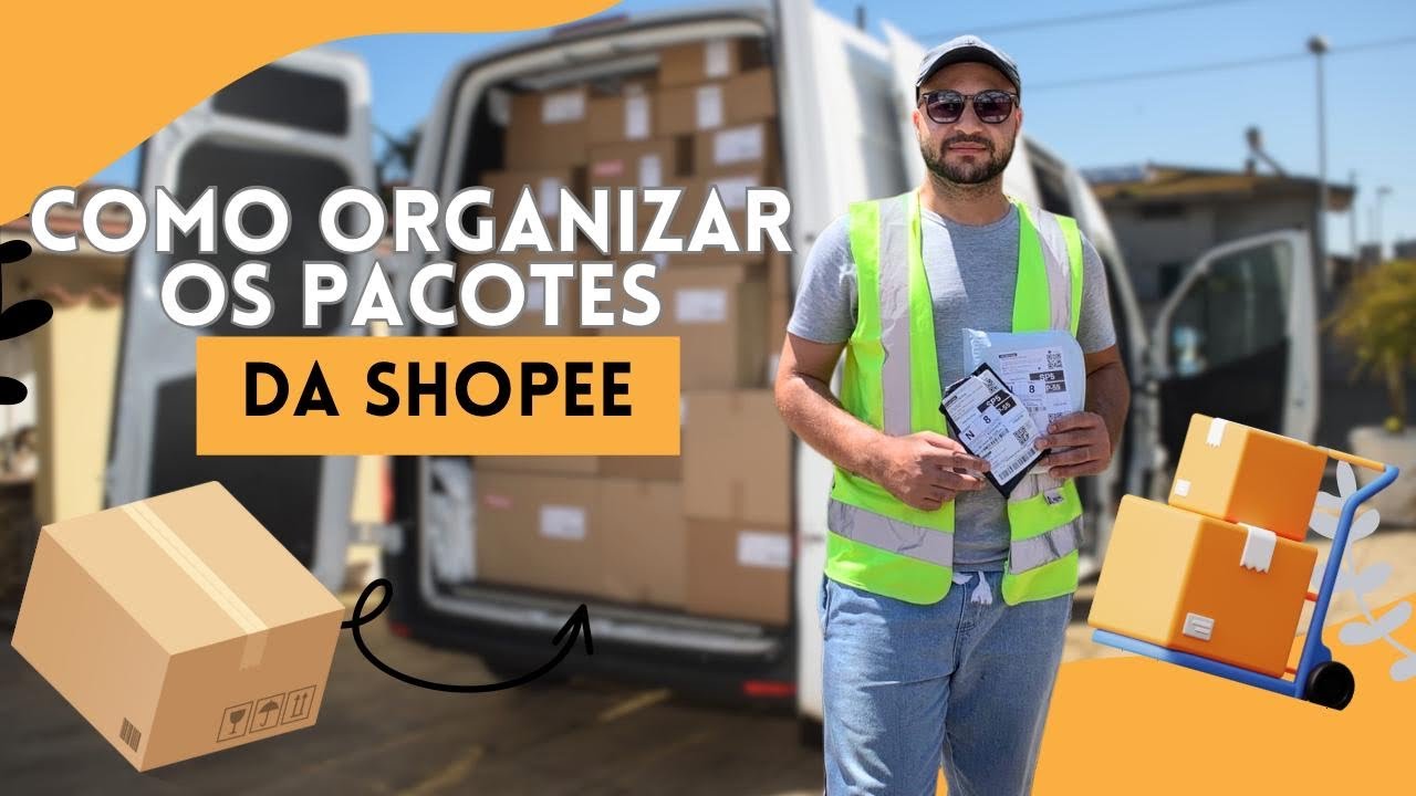 COMO ORGANIZAR OS PACOTES DA SHOPEE 📦 Otimize sua rota de Entregador da Shopee 🚗