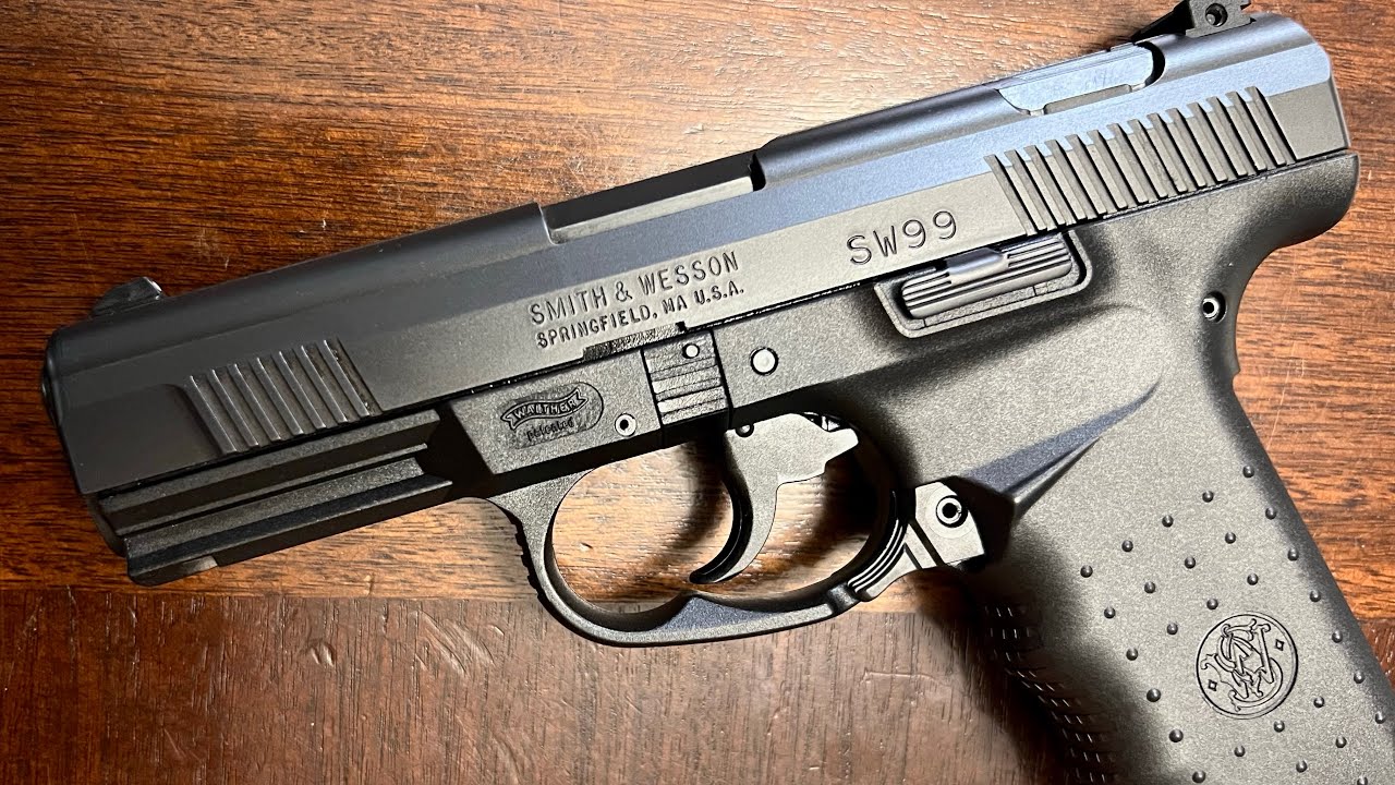 SW99 45: Colabartion between Walther and S&W. Old school beast!!