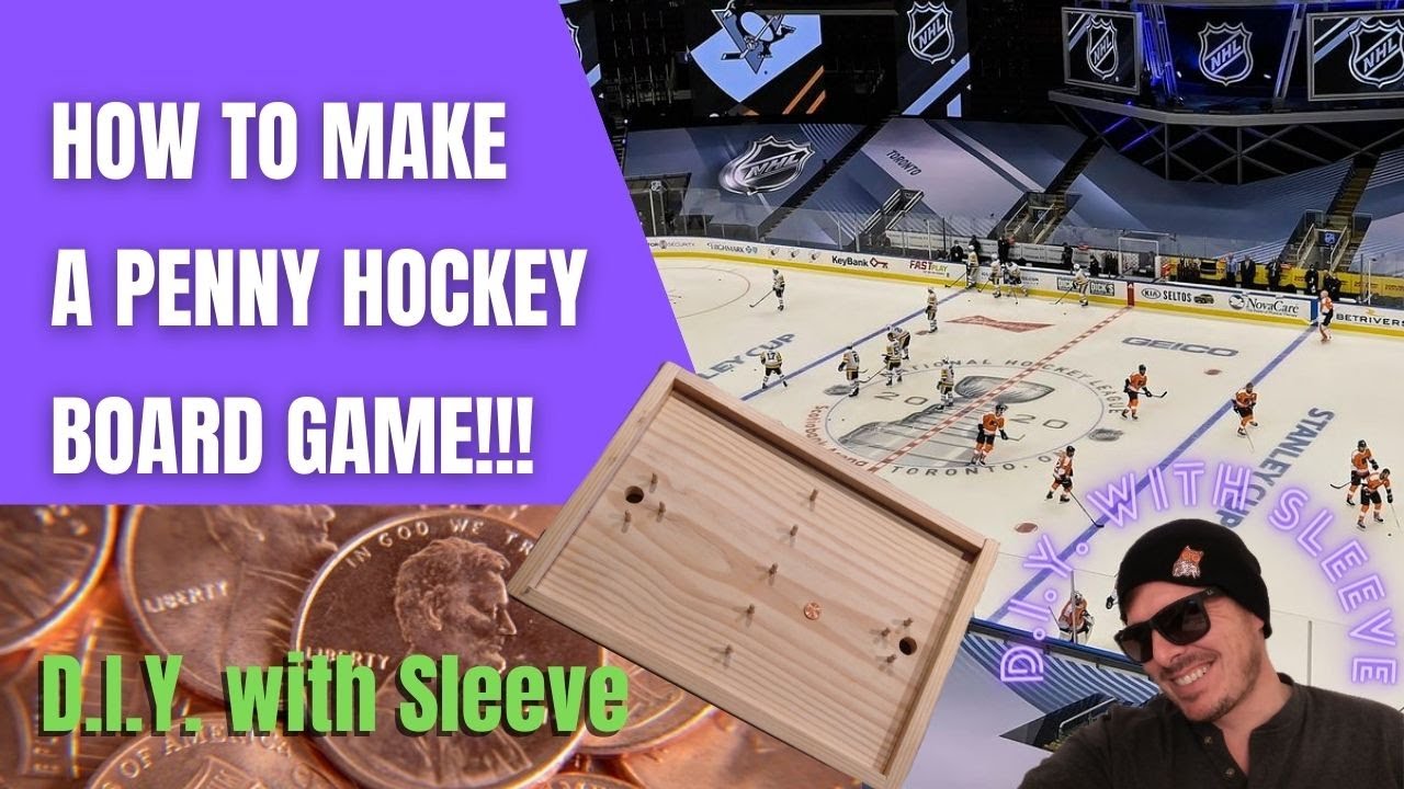 How to build a Penny Hockey Board game (D.I.Y. w/ Sleeve)