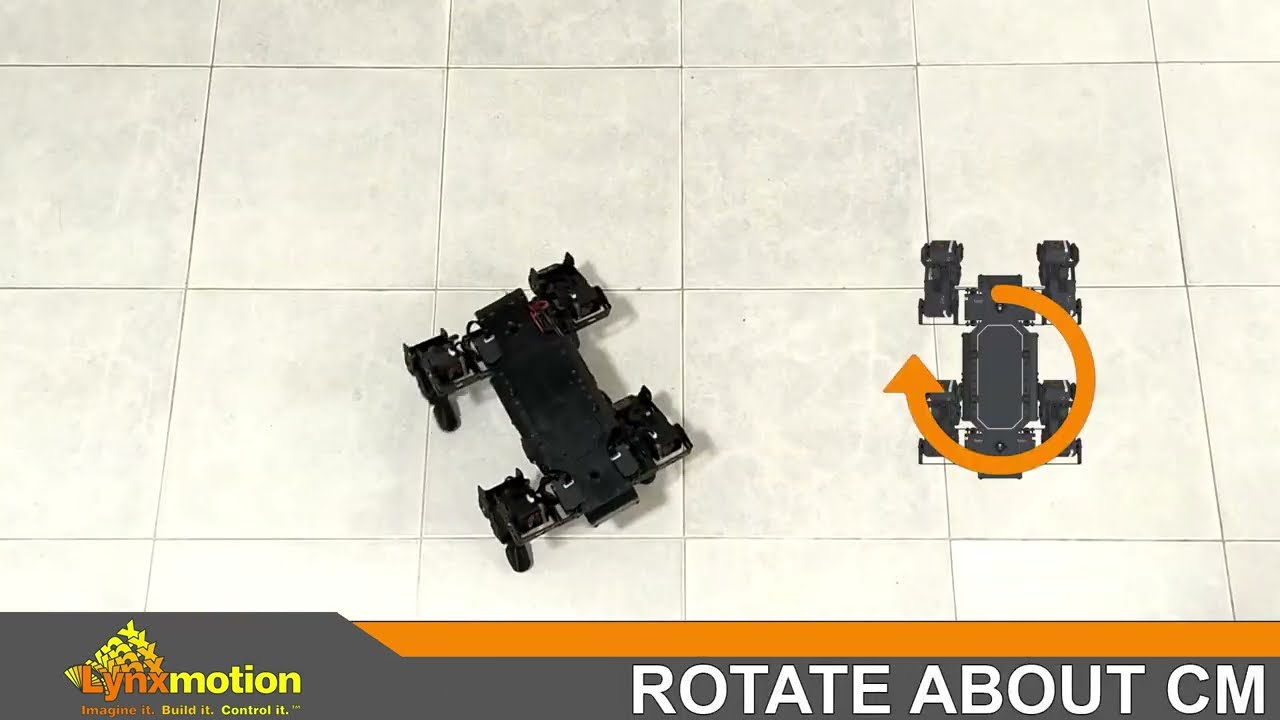 Lynxmotion SES V2 mechDOG Kinematics by RobotShop.com