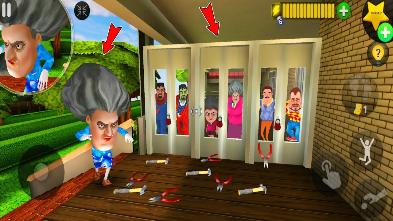 All Characters Trapped! Can I Rescue Them? 😳 Scary Teacher 3D
