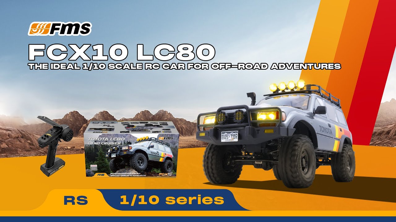 FMS FCX10 LC80 Unboxing: Let&rsquo;s Go Off-Road! 🚙✨