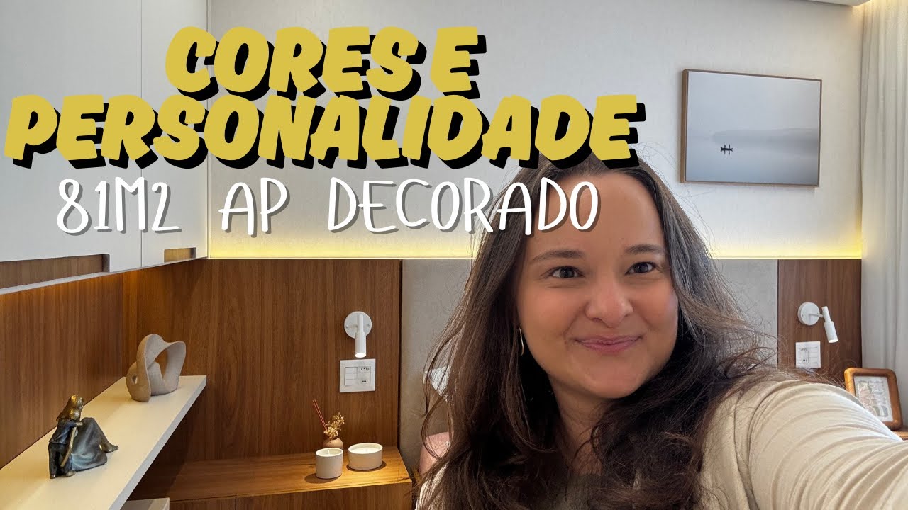 Tour Apê 81m² Decorado – Verde, Rosa, Madeira e Azul com Muita Personalidade
