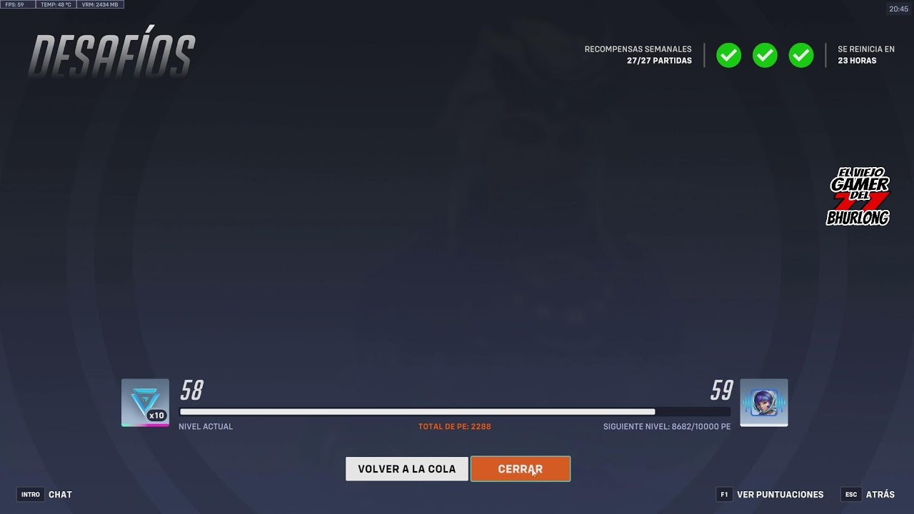PERDIENDO MI VIDA JUGANDO AL OVERWATCH 2 EN SILENCIO