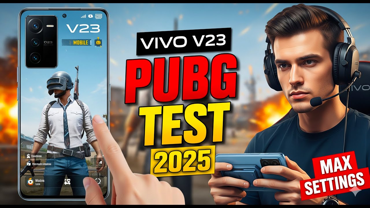Vivo V23 5G PUBG Mobile Test 2025 | Smooth 60FPS Gaming Performance Review🔥