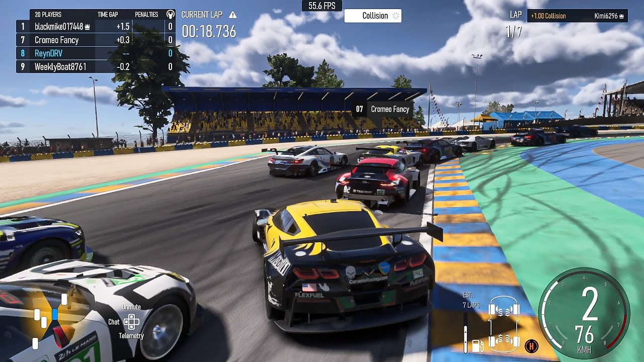 A Strategy Blunder Saved by Luck with the Corvette C7.R GTE at Le Mans (Forza Motorsport