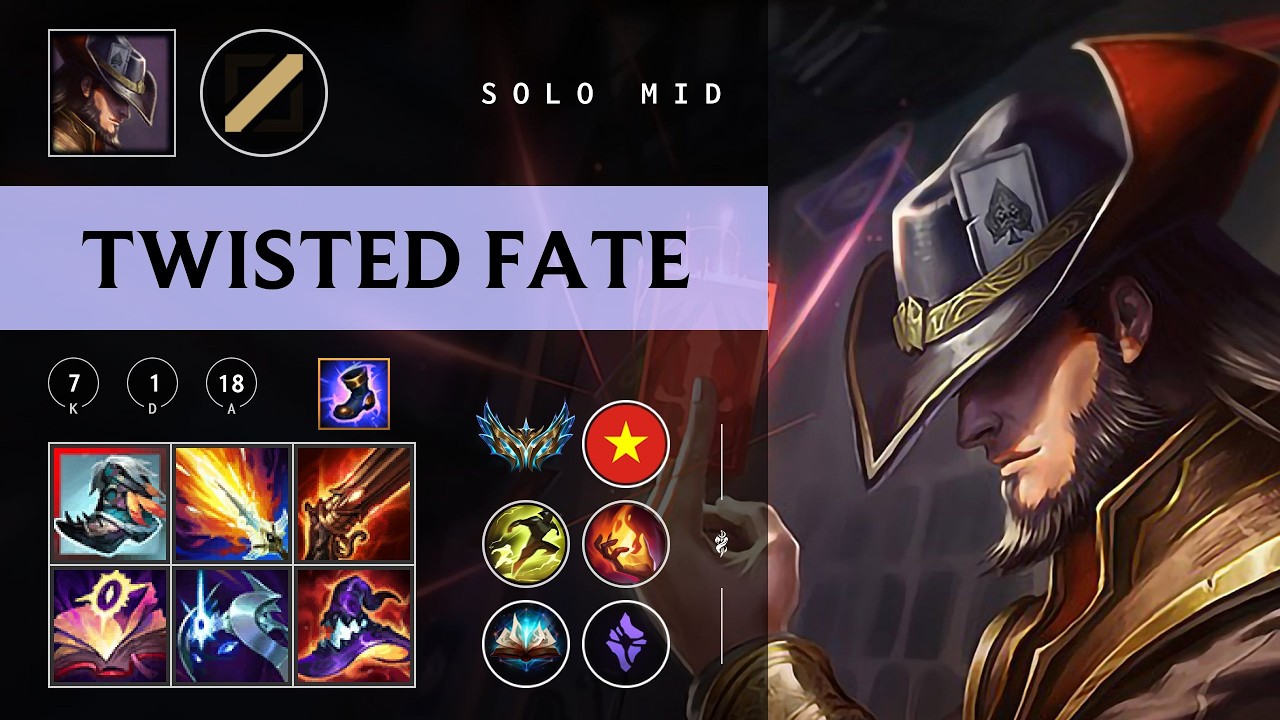 Twisted Fate Mid vs Yasuo - VN Challenger Patch 26.05