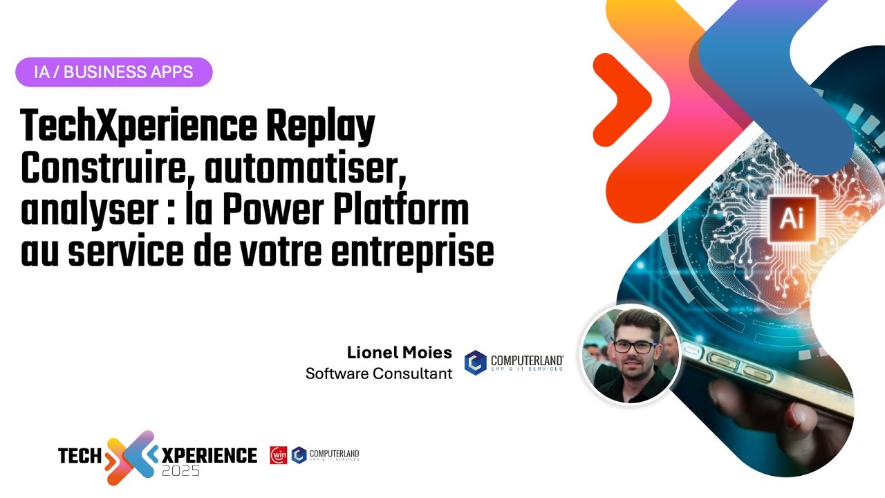 Webinaire - Construire, automatiser, analyser : la Power Platform au service de votre entreprise