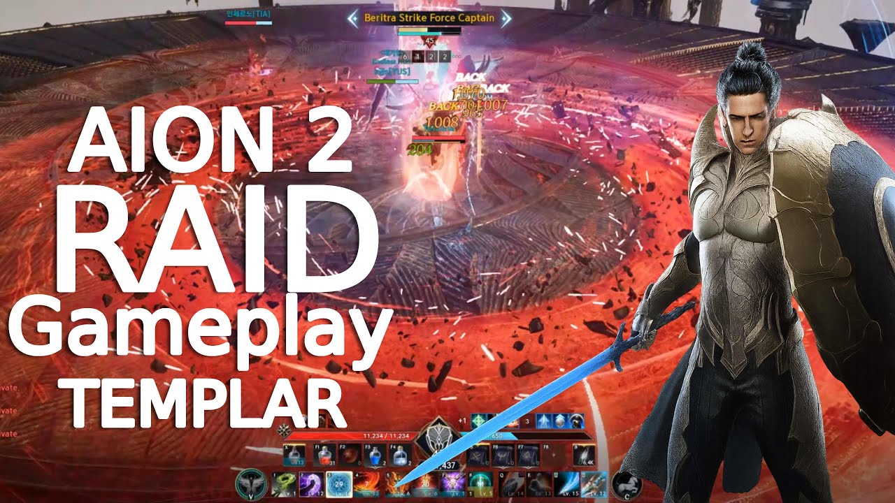 Aion 2 Raid gameplay (Templar)