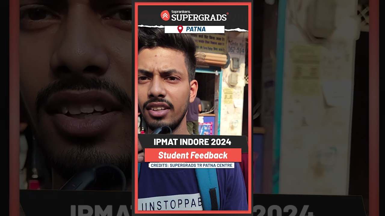 IPMAT Indore 2024 Exam Students Reaction | Live Student Review from Centre  | From Patna #shorts
