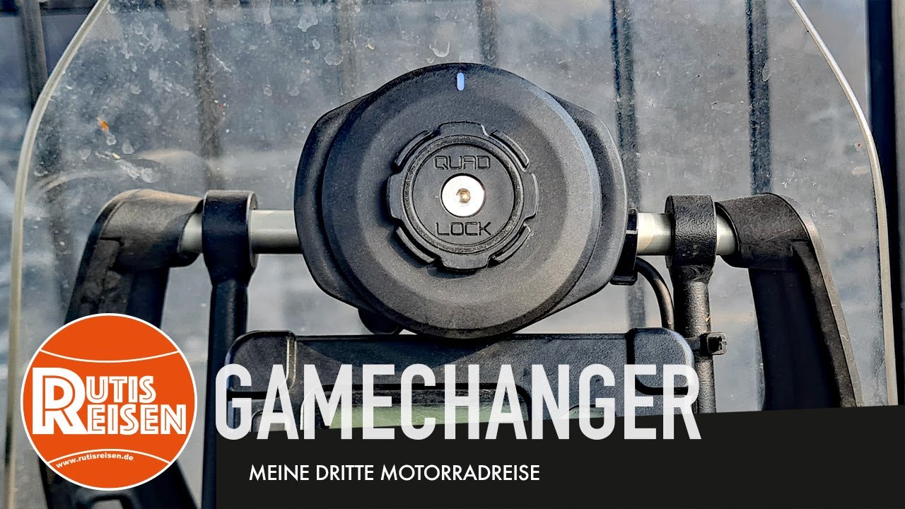 Quad Lock Wireless Charger - ein echter Gamechanger -  Motorradreise 3, F. 93