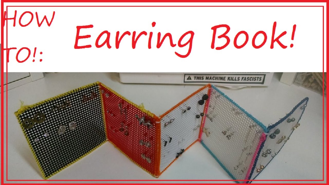 TUTORIAL!: Earring Book! | Sewing Nerd!