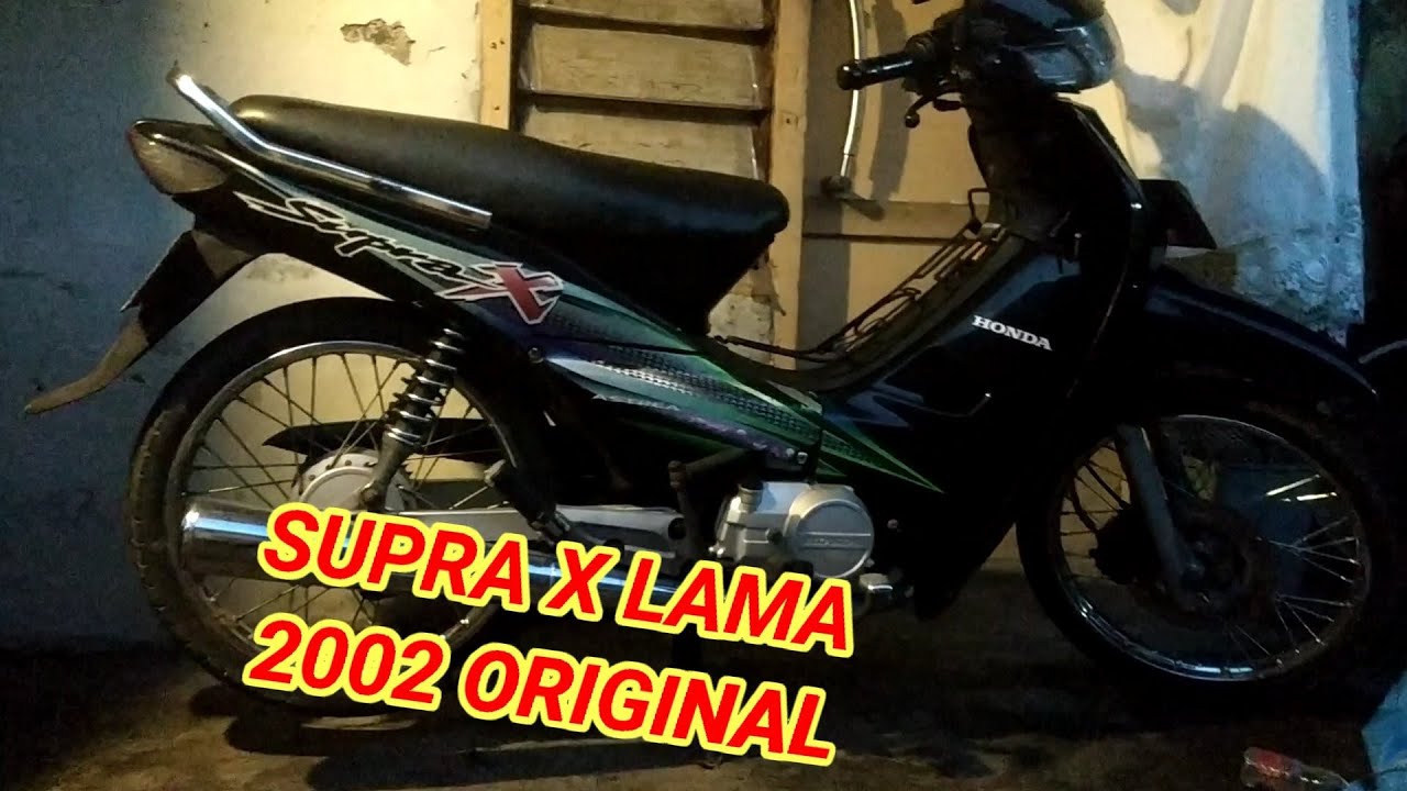 DIJUAL HONDA SUPRA X LAMA 2002 kondisi normal tinggal pakek motor plat L surabaya