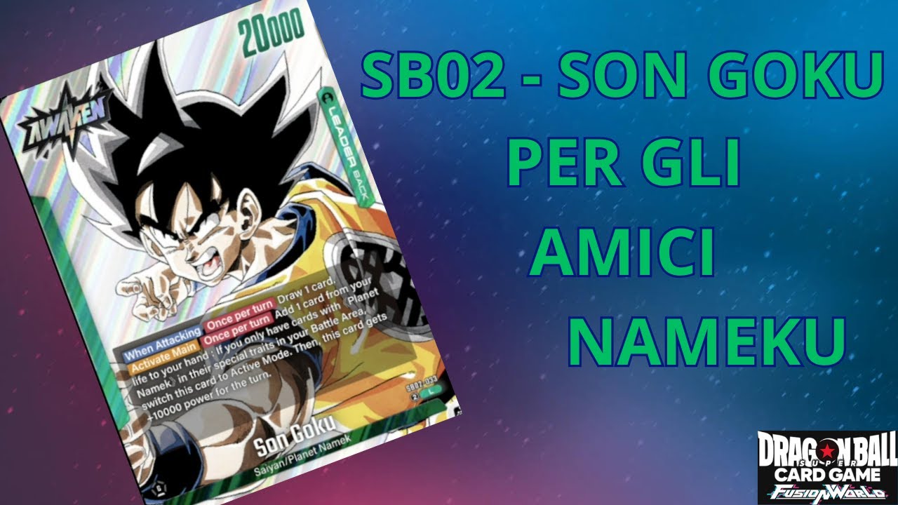 Dragon Ball Fusion World - sb02-033 Son Goku