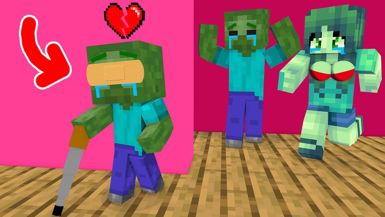 Zombie is Blind ? - Minecraft Animation