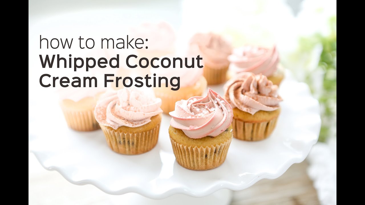 How to make Whipped Coconut Cream (Non-dairy cake frosting)